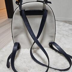 Coach コーチ ピンク×白 ミニリュックサック 本革の画像