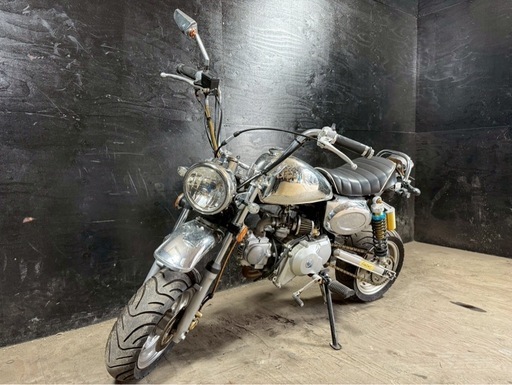 ★支払い総額9.8万円★買取強化中！査定無料♪キットバイク モンキー風50 社外マフラー！ステアリングダンパー！セル付き4速！