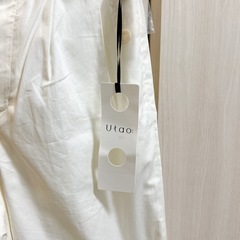 未使用タグ付き！　ウタオ　utao ホワイト　パンツ　Mの画像
