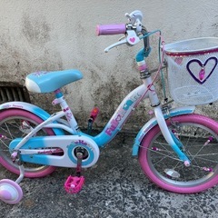 美品‼️4輪車16インチ自転車キッズバイクトイザらス限定‼️ハー...
