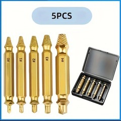👀‼️　新品未使用　5pcu ネジ抜きセット　 シルバー1個/ゴールド2個　2種　各1個の画像
