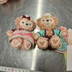 0702-090 ダッフィーシェリーメイぬいぐるみキーホルダー　...