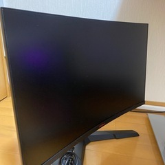 27インチ湾曲ゲーミングモニターWQHDの画像