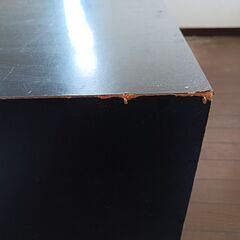 無料！　カラーボックス引出しタイプ　黒の画像