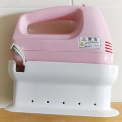 テスコム　泡立て器
電動ハンドミキサー　ピンクの画像