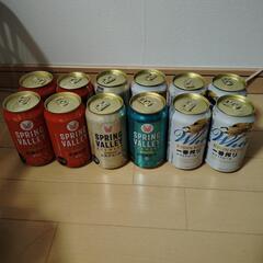 ⑧ キリン　一番搾り　ホワイトビール　スプリングバレー　12本の画像