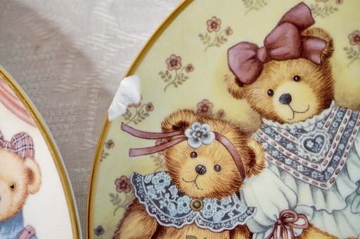Franklin Mint テディベア 絵皿 4枚セット コレクションプレート Franklin Mint テディベア 絵皿 4枚セット コレクションプレート