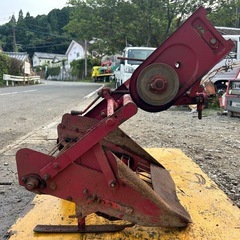 ニプロ　堀取機　耕運機　ポテトプラウ 掘り取り機　芋掘り機 唐芋　サツマイモ　じゃがいも　里芋　甘薯　こんにゃく　バレイショ　根菜 堀上機　P-501  アタッチメント 宮崎の画像