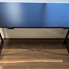 ODK デスク ゲーミングデスク 机 pcデスク 幅120cm パソコンデスク 桌子 ゲームデスク computer desk 电脑桌 オフィスデスク 学習机 シンプル コンパクト フック付き 在宅ワーク おしゃれ 組立簡単 黒いの画像