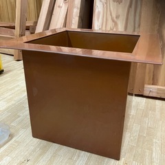 火鉢☆囲炉裏☆銅製☆鉄のゴトクと灰入り☆古民家家具☆床埋め込み用囲炉裏☆レトロ☆DIYの画像