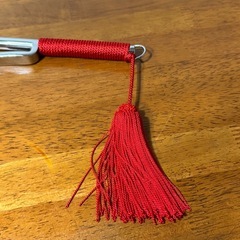 (取引中)十手 赤房 付き レトロの画像
