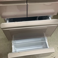 ⭐︎値下げ⭐︎T2507-014 MITSUBISHI 6ドア冷蔵庫 MR-WZ50J-C 2023年製 動作確認済み キズ汚れゆがみ有りの画像