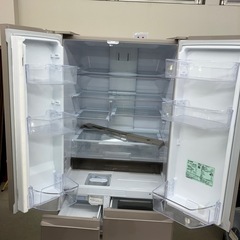⭐︎値下げ⭐︎T2507-014 MITSUBISHI 6ドア冷蔵庫 MR-WZ50J-C 2023年製 動作確認済み キズ汚れゆがみ有りの画像