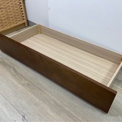 ニトリ ベッド下用引き出し 二個セット 傷多めの画像