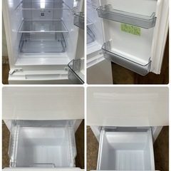 R097 ☀️ ジモティー限定価格！ 2022年製の高年式！SHARP 冷蔵庫（152L 左右付替え）22年製 SJ-D15H ⭐ 動作確認済 ⭐ クリーニング済の画像