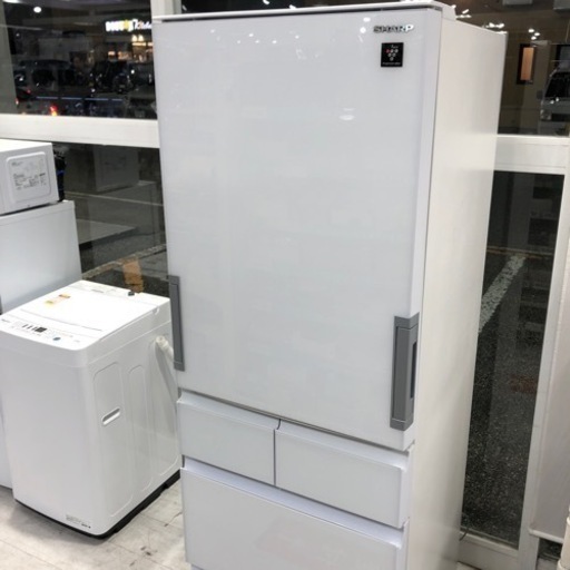 安心の6ヶ月保証付き！！ ５ドア冷蔵庫 SHARP 2021年製 412L クリーニング済【トレファク堺福田店】