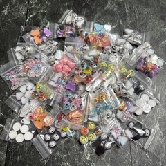 Diy アクリル　ヘアゴム　ヘアピン　その他諸々の画像