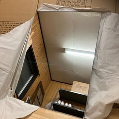 鏡60×45㎝厚さ4ミリ☆未使用鏡☆浴室、洗面所DIY☆リフォーム☆模様替えの画像