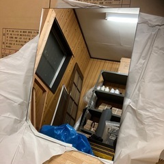 鏡60×45㎝厚さ4ミリ☆未使用鏡☆浴室、洗面所DIY☆リフォーム☆模様替えの画像