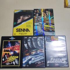 🚗車系のDVD5枚セットワイルドスピード×3本 SS アイルトン...