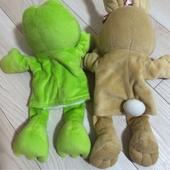 DWE フロギー　バニー　パペット ぬいぐるみの画像