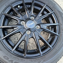 軽自動車　14インチ タイヤホイールセットの画像