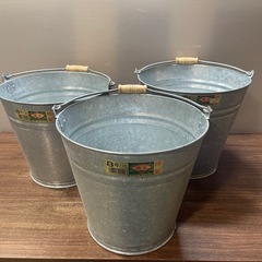 アルミバケツ 3個セット 8号 10号