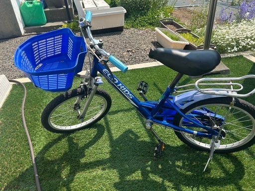 ブリヂストン16インチ自転車青色 (にこ) 栄町の自転車の中古