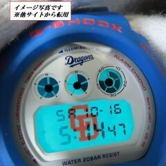〓 PayPay OK!〓新品 CASIO/カシオ G-SHOCK/Ｇショック　中日ドラゴンズ コラボ 2019年モデル DW-6900 根尾 昂/松坂大輔の画像