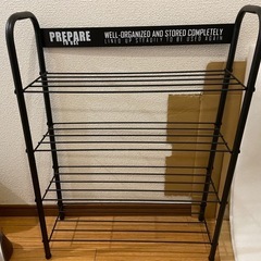 省スペース✨おしゃれスリムシューズラック／靴収納棚