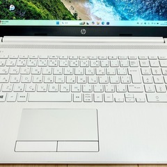 HP ホワイト Ryzen3 8GB 新品SSD 500GB Office2024 Windows11 高性能 ノートPCの画像