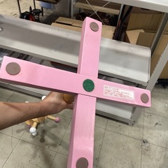 木製 ポールハンガー キッズ 子供 カバン掛けの画像