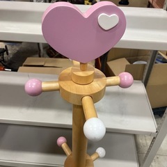 木製 ポールハンガー キッズ 子供 カバン掛けの画像