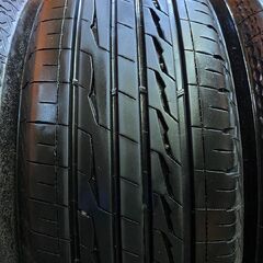 【走行短め】BS BRIDGESTONE ALENZA LX100 225/65R17 17インチ 夏タイヤ 4本 23年製 ハリアー ヴァンガード CR-V エクストレイル等(KTO427)の画像