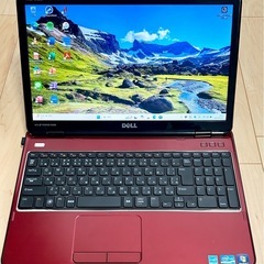 DELL レッド ノートPC Corei7 8GB 500GB ...