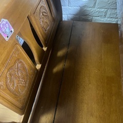 大川家具　ダイニングテーブルセットの画像