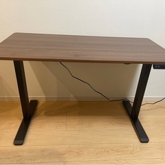 HOMAYA 昇降デスク 電動 一枚板 幅120cm 奥行60cmの画像