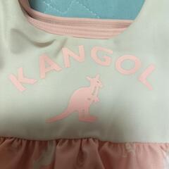 KANGOLのピンクの女の子用水着　95の画像