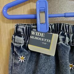 タグ付き😊デイジー柄❁ワイドパンツ👖❁Lサイズの画像