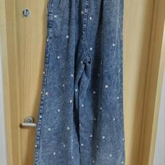 タグ付き😊デイジー柄❁ワイドパンツ👖❁Lサイズの画像