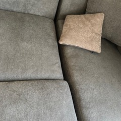 8月上旬締切 SHAIFU カウチソファー L/R 左右カウチ有 クッション付き ファブリック 撥水機能 耐久性 新世代高機能ファブリック 木脚 シンプルの画像