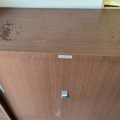 中古　VanLack スチール棚　茶色 幅88cm×奥行40cm×高さ90cmの画像