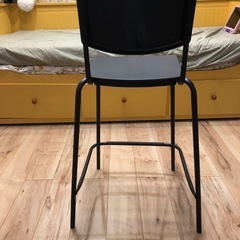 IKEA ハイチェア　ブラックの画像