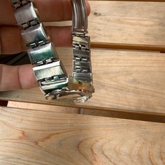 SEIKO 5ACTUS SS アンティーク　腕周り18 センチほど当時物　動作良好 自動巻き 腕時計 の画像