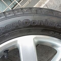 ★VW純正16インチアルミ＋コンチネンタルタイヤ4本セット★SportContact2★205/55 R16の画像
