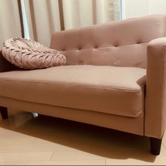 ピンク 2人掛けソファ(ソファ)の中古が安い！激安で譲ります