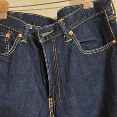 【新品】Levi's 503 ダークブルー ジーンズ W34 L33股下カットありの画像