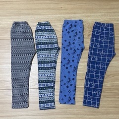 ユニクロ　UNIQLO レギンスパンツ100cm4点セット