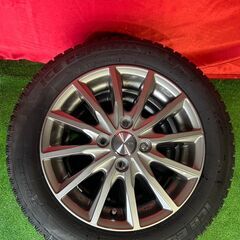 【バリ溝】LEBEN 14インチ 4.5J PCD100 4穴 ET45 Ice esporte 155/65R14の画像