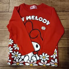 （ご予約済p ）(古着)マイメロ長袖Tシャツ(size 100)